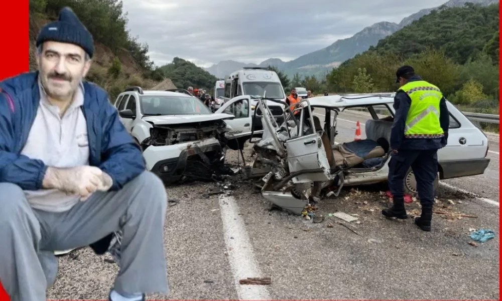 Kozan Feke Yolunda Trafik Kazası...1 Ölü 1 Yaralı