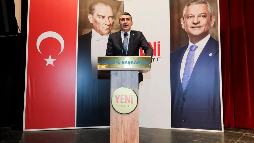 Tek Adaylı Seçim'de Anıl Tanburoğlu yeniden Yeni Parti Adana İl Başkanı seçildi