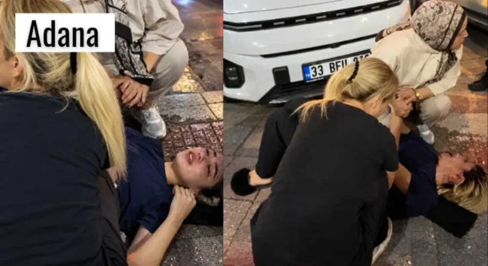 Adana’da Yolda yürürken kocası tarafından bıçaklandı.