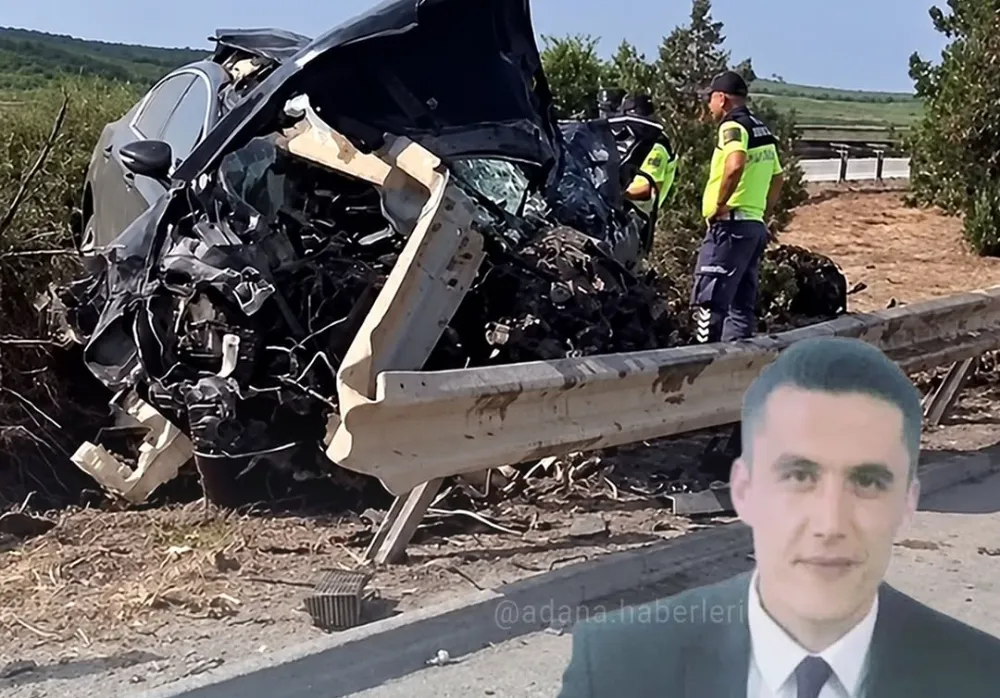 Kontrolden Çıkan Otomobil Orta Bariyerlere Çarptı..1 Kişi Hayatını Kaybetti
